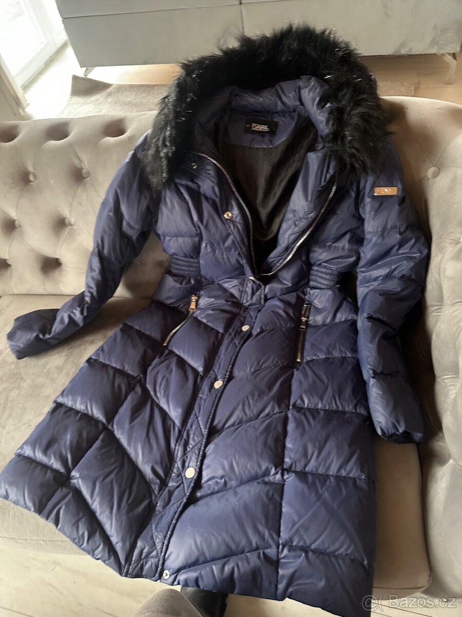 Kabat Karl Lagerfeld tmave modry - 5