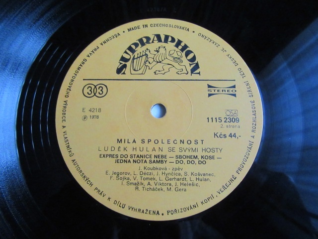 LP Luděk Hulan - Milá společnost - 5