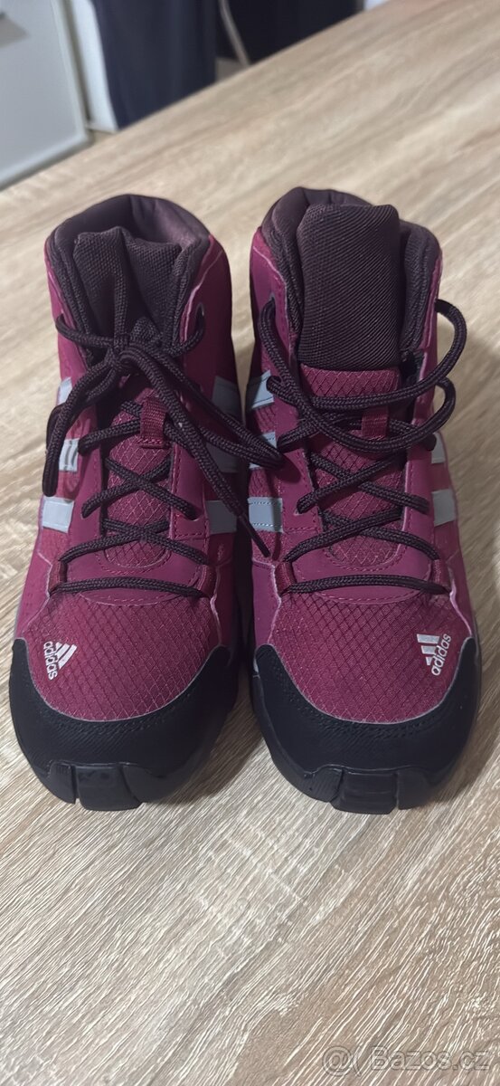 Boty - Adidas tmavé růžové - 5