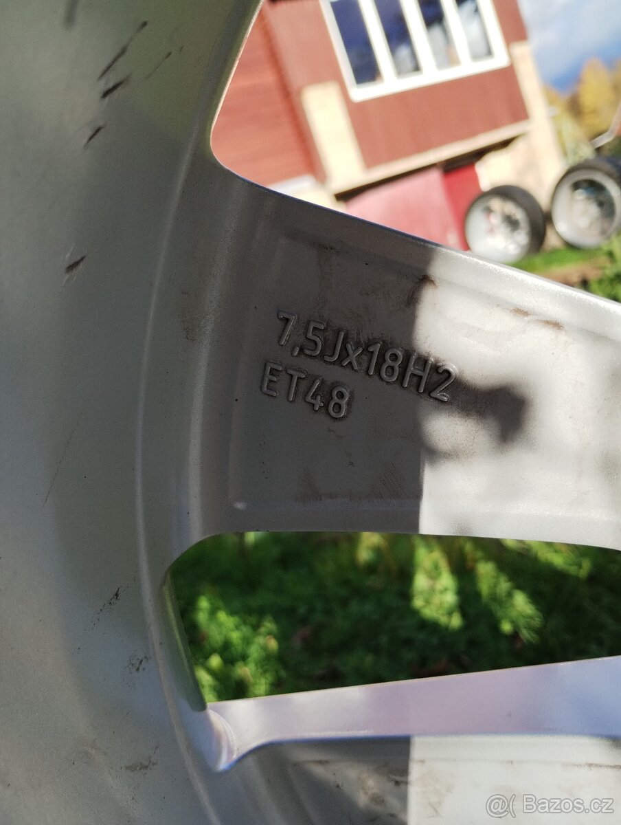 Originál ALU kola Škoda Octavia R18 + letní pneu - 5