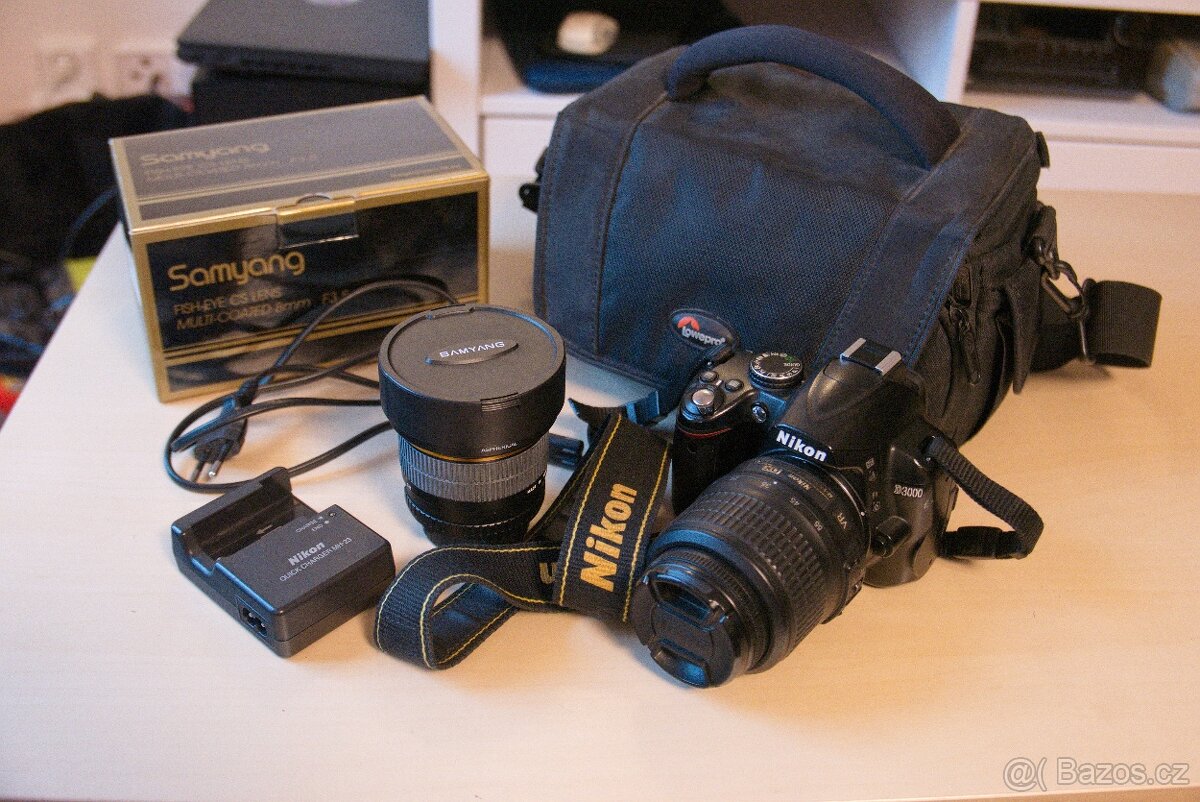 DSLR Nikon D3000 - kit - 5
