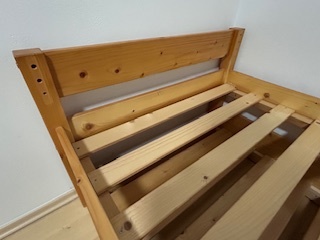 Masivní dřevěná postel s výsuvným druhým lůžkem + 1× matrace - 5