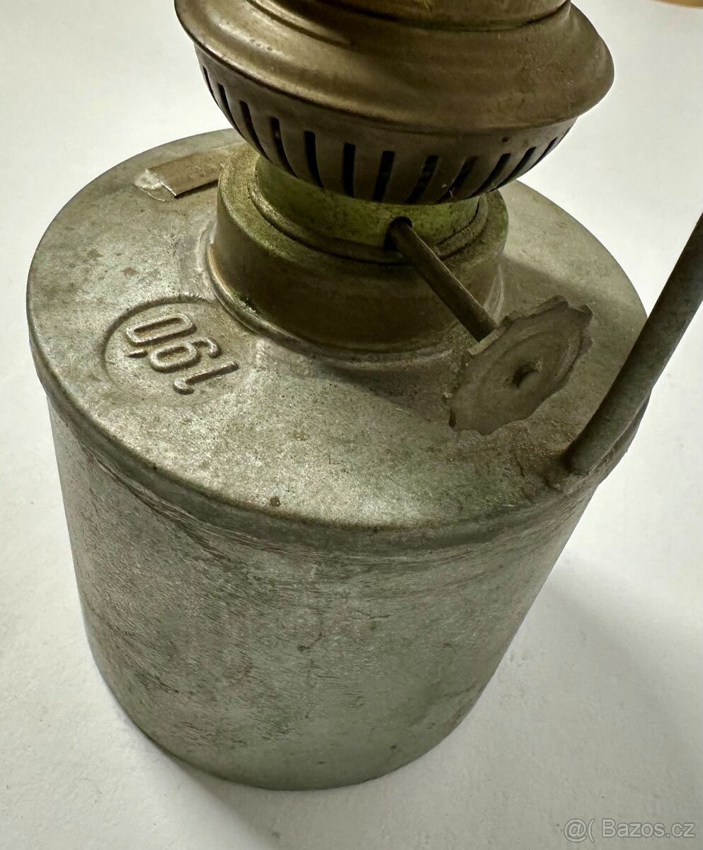 Stará lampa petrolejka TOP stav včetně perfekt stínítka - 5