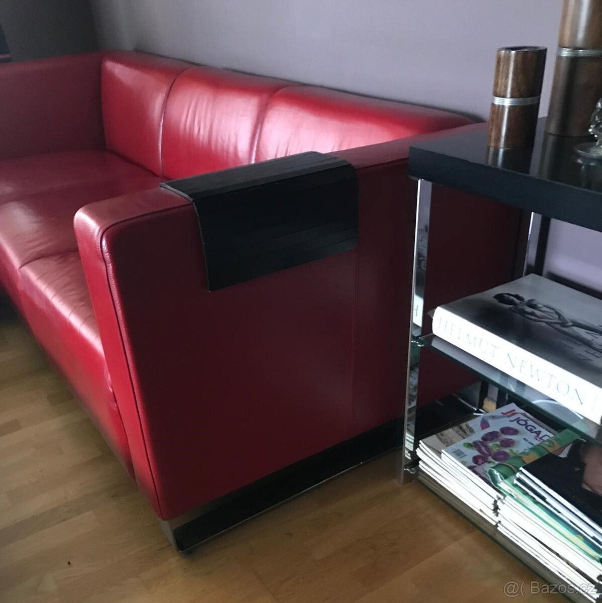 Kožená rohová sedačka - 5