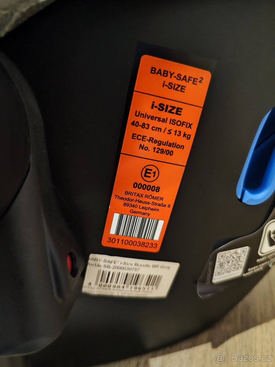 Britax Romer i size 2 + isofix - 5