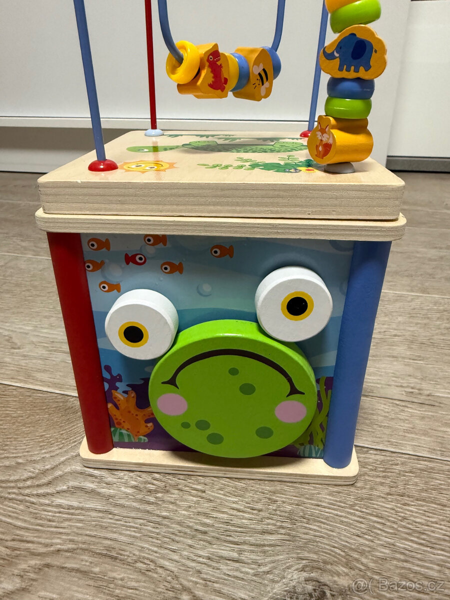 Dřevěná hrací kostka / Playtive - 5