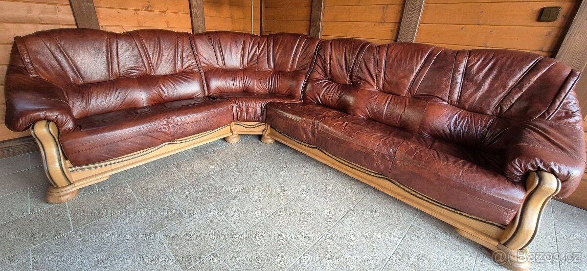 Kožená sedací souprava - 5