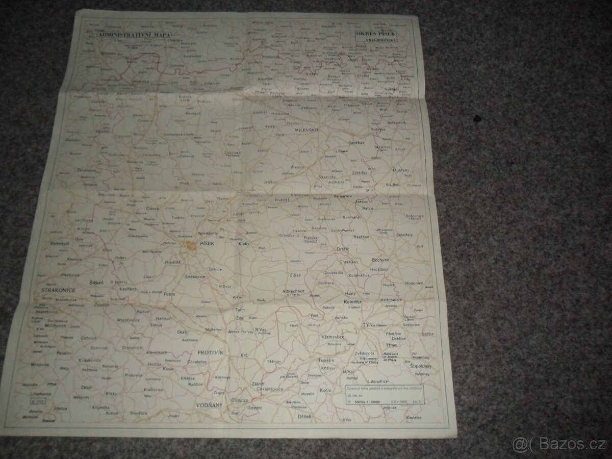 mapy - vojenská, automapy, Česká republika, různé - 5