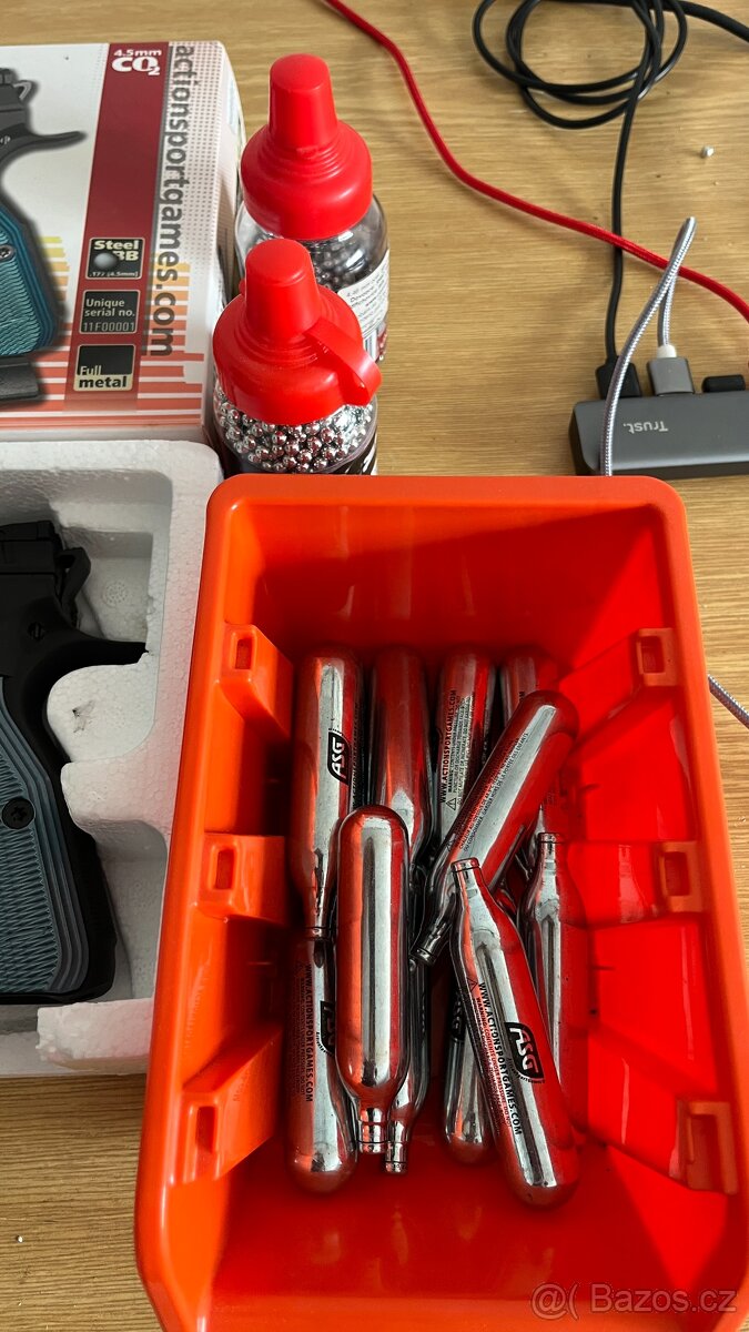 Airsoftová pistole CZ SHADOW 2 - CO2, blowback, celokov - če - 5