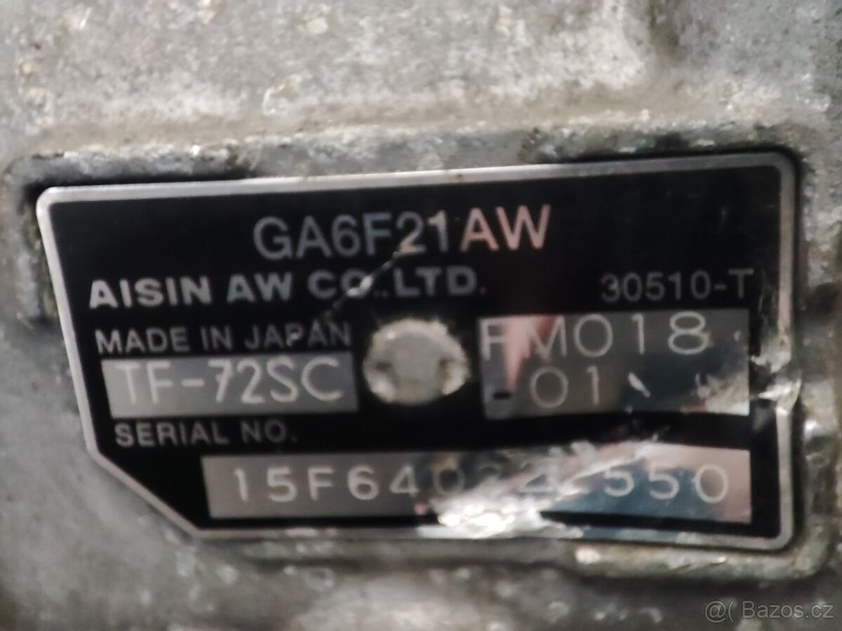 BMW MINI automatická převodovka Aisin GA6F21AW - 5