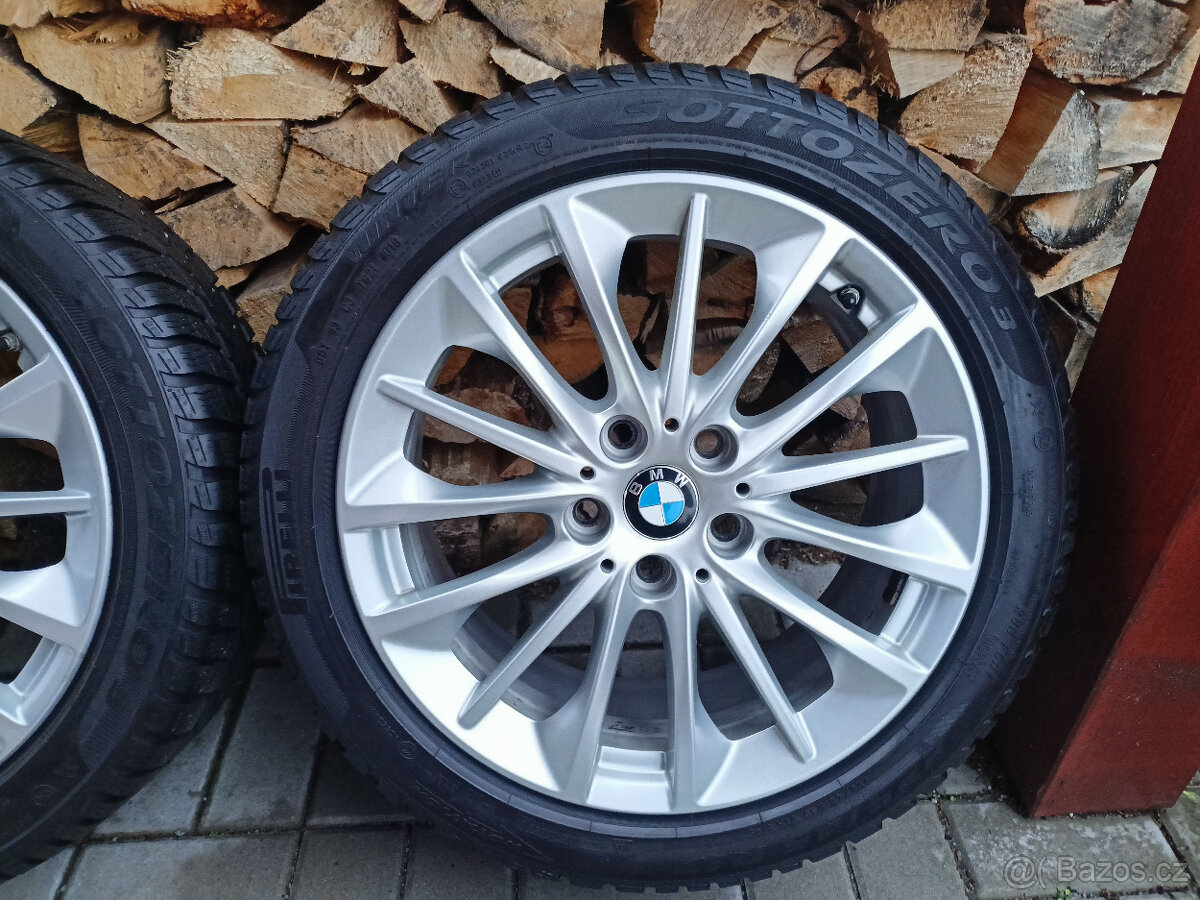 Originál alu kola Bmw 5x112 R17 styling 546,zimní 225/45/17 - 5