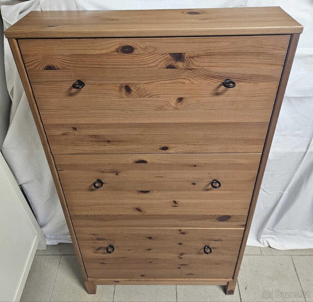 Botník Ikea Leksvik mořidlo antik - 5