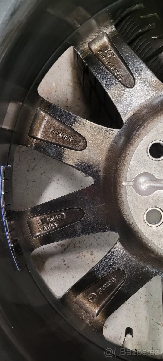 Mazda CX5 Facelift,17' alu disky, zimní pneu,TPMS senzory - 5