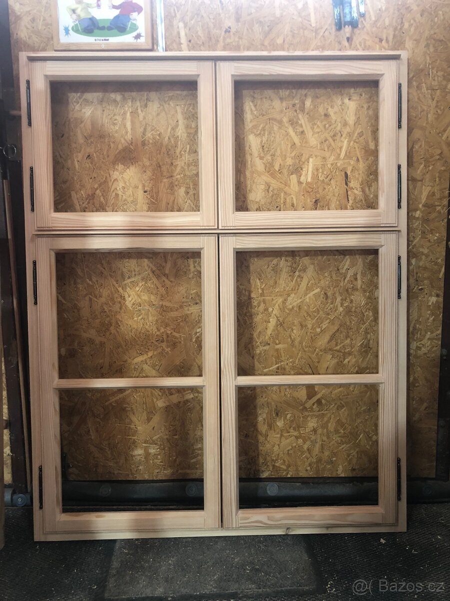 Rámová modřínová okna. - 5