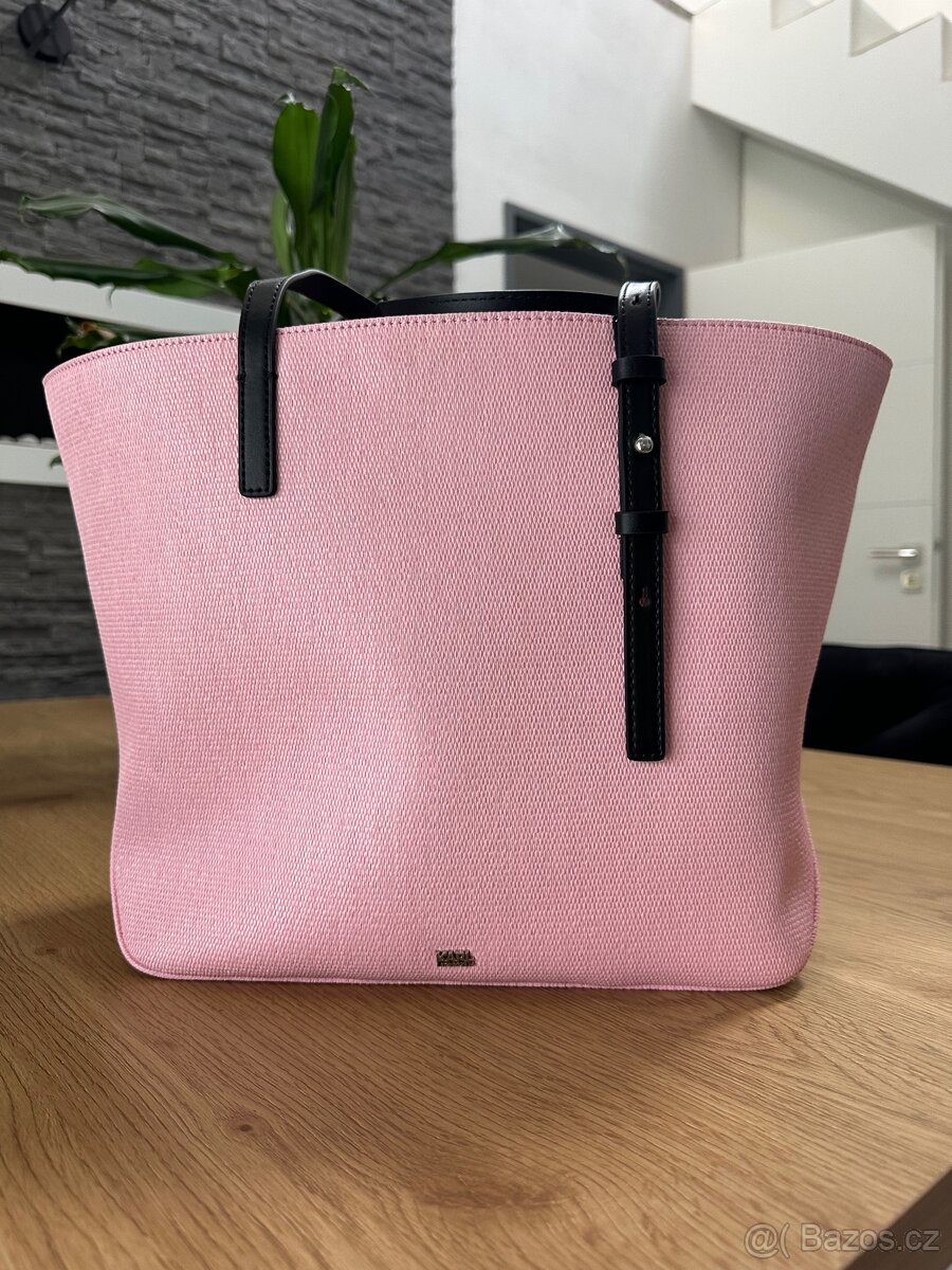 Růžová kabelka Karl Lagerfeld - 5