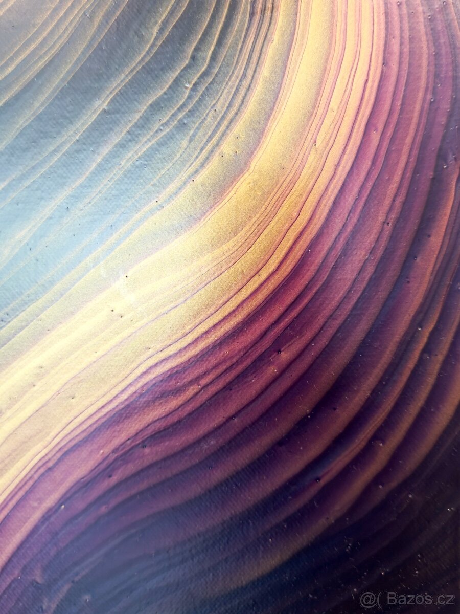 Akrylové obrazy - tekuté emoce, jméno Ladnost - 5