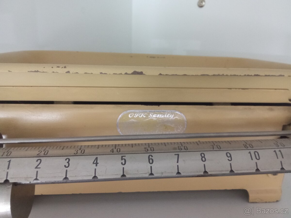 Starožitná kuchyňská váha, mlýnek na pepř+solnička - 5