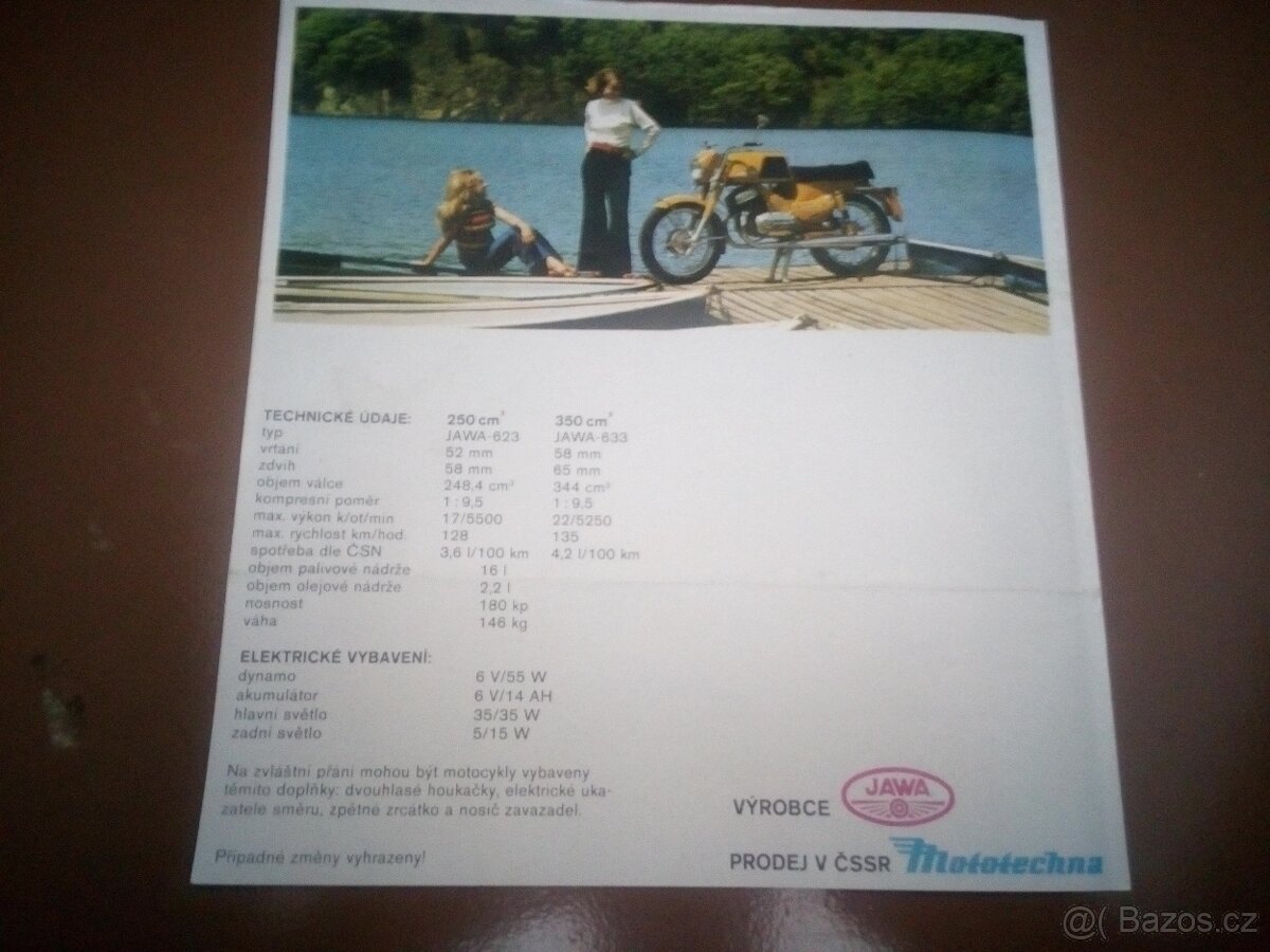 Jawa Bizon-originální prospekt - 5