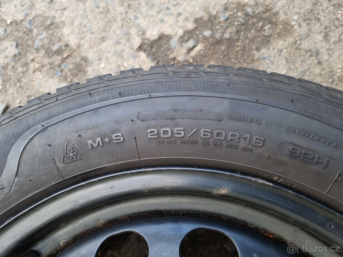 Kola ZIMNÍ Škoda Octavia 4 Golf 7 205/60 R16 5X112 ET46 - 5