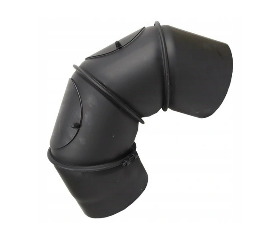 Kouřovod 120cm: 4-segmentové koleno + trubka 25cm - 5