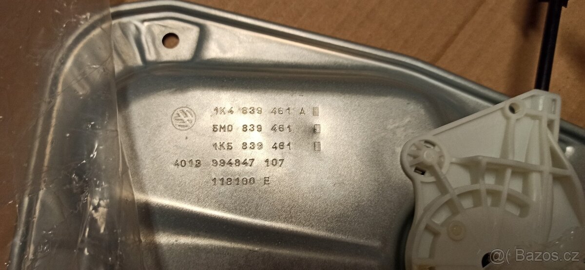 Originální stahování LZ okna VW Jetta V - 5