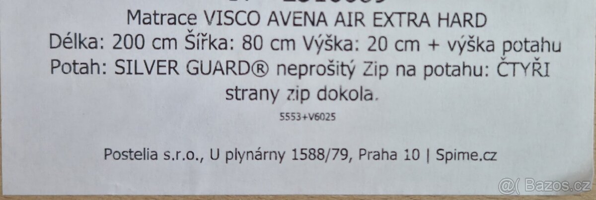 Matrace Visco Avena Air - 5