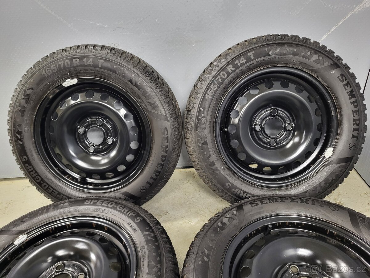 Originál 14" VW UP Mii Citigo 4x100 zimní 7-8mm - 5