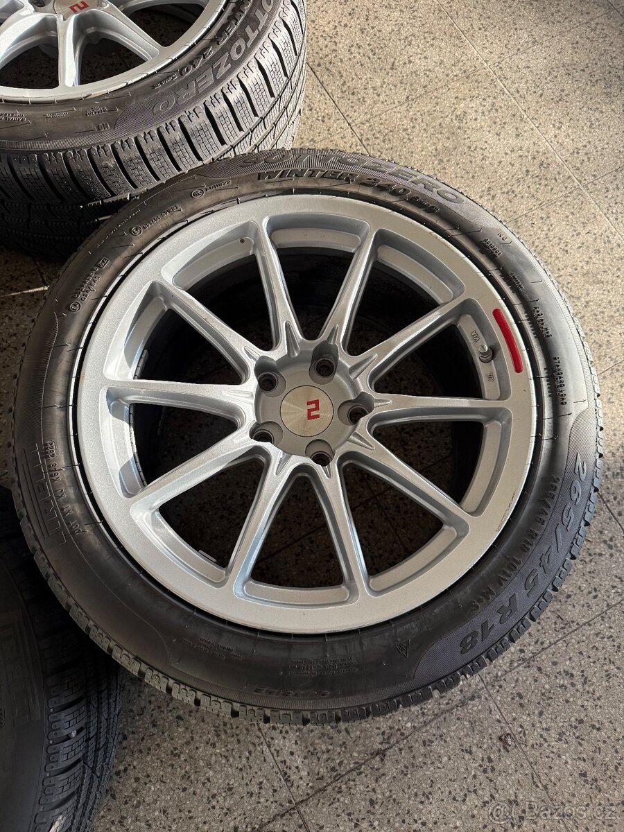 Sada kol 2forge ZF8 R18 5x130 zimní pneu - 5