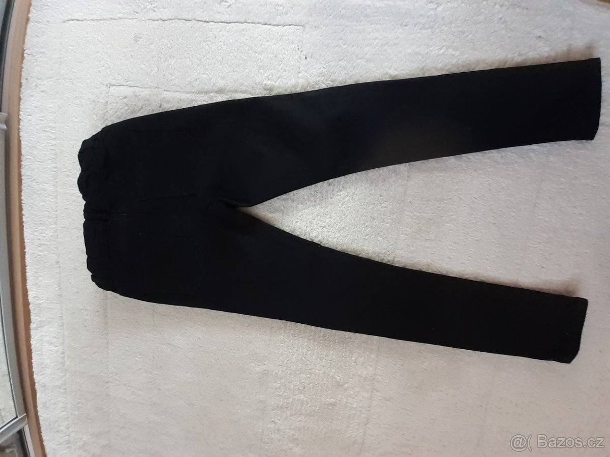 Černé džíny HM ,vel.134 - 5