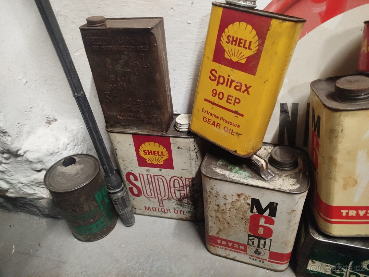 Plechovky od oil - 5