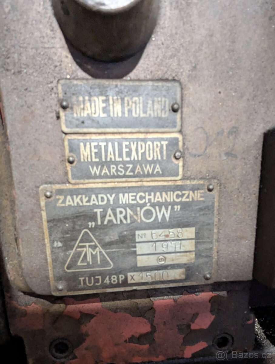 Soustruh TUJ 48P x 1500 mm - 5