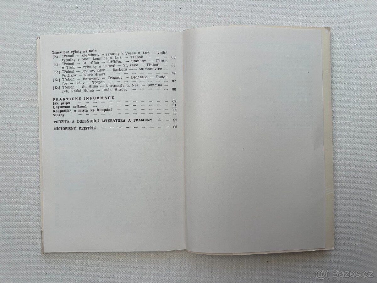 Třeboň průvodce s mapami, 1976 - 5