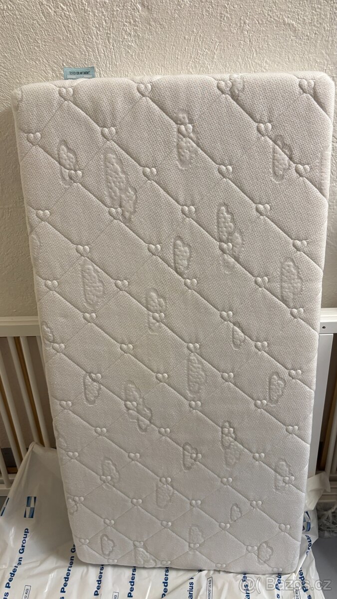 Dětská postýlka 120×60 cm - BÍLA - TOP STAV - 5