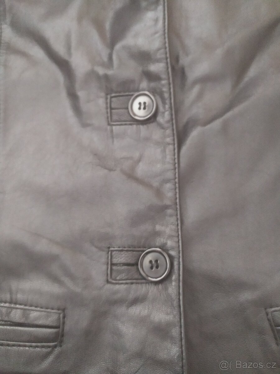 Dámské kožené sako - 5