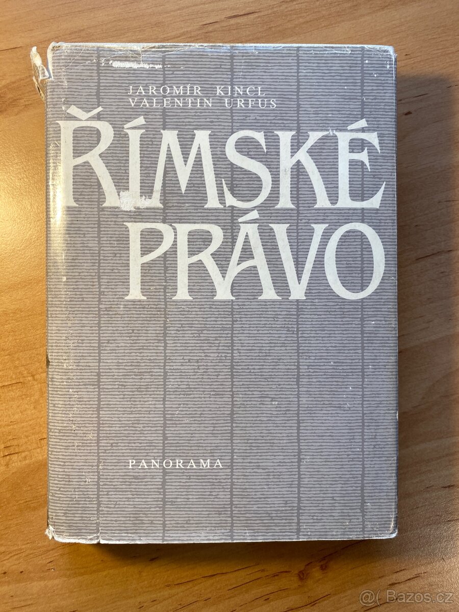 Učebnice práva - právo a právní věda, Gaius, Římské právo, - 5