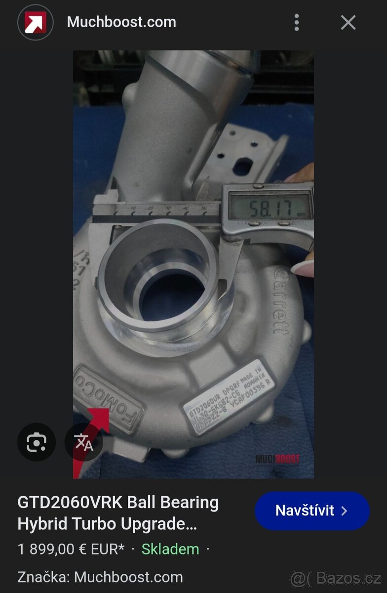 Turbo GTD2060VRK pro 2.0TDI CR VAG - 5