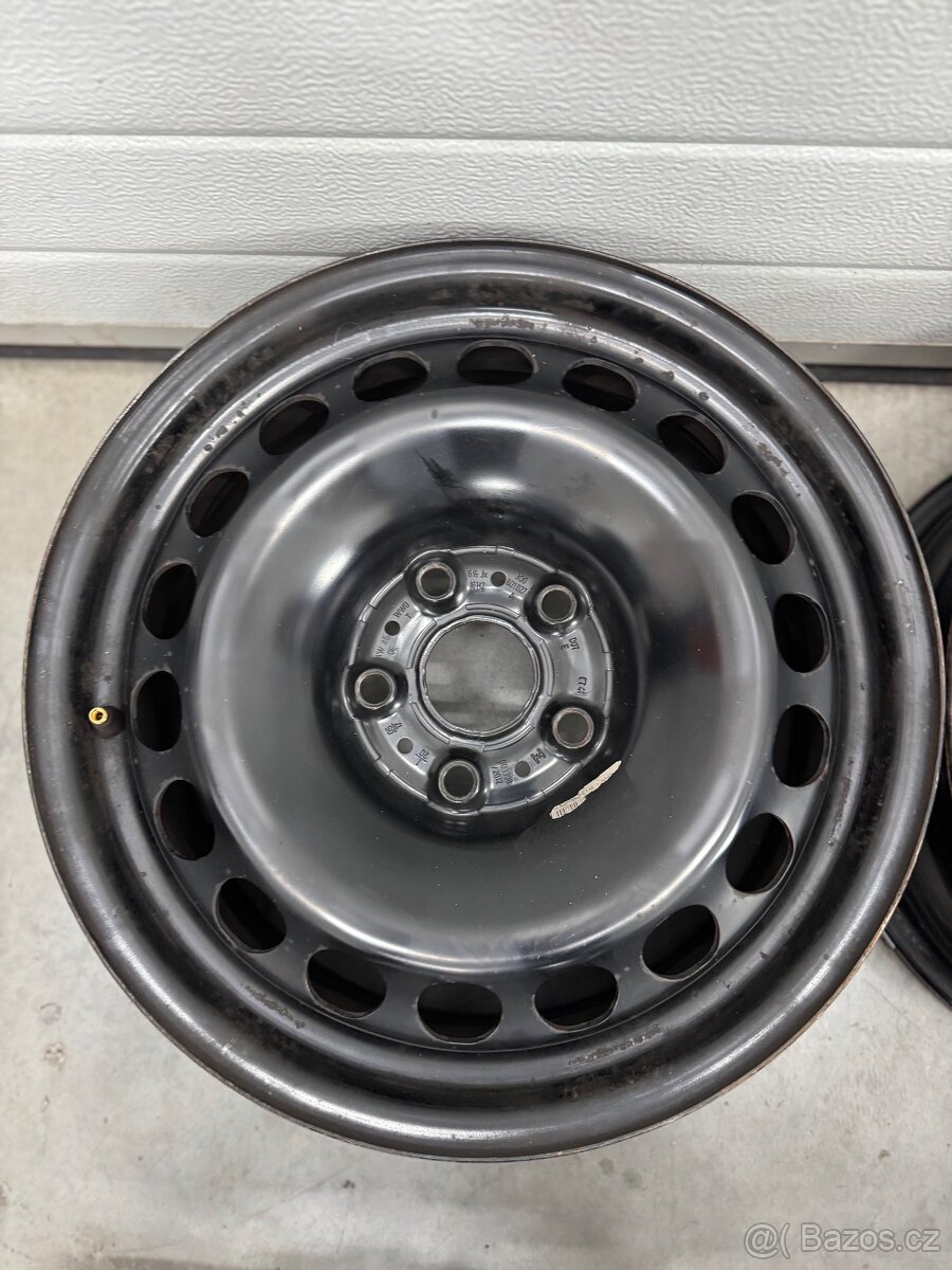 ORIGINÁLNÍ PLECHOVÁ SADA VW R16 ET41 - 5