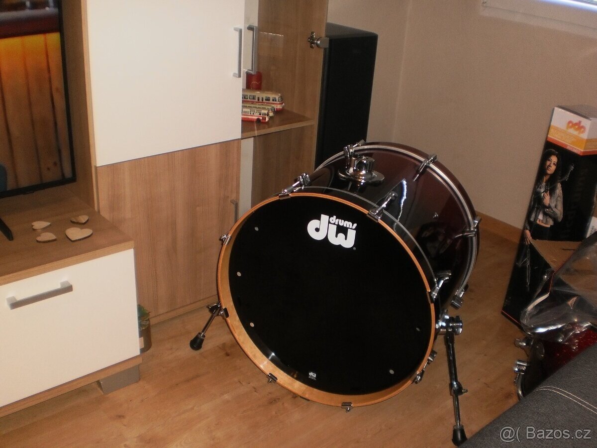 Bicí souprava pdp by DW+hardware,javorová,lakovaná jako nová - 5