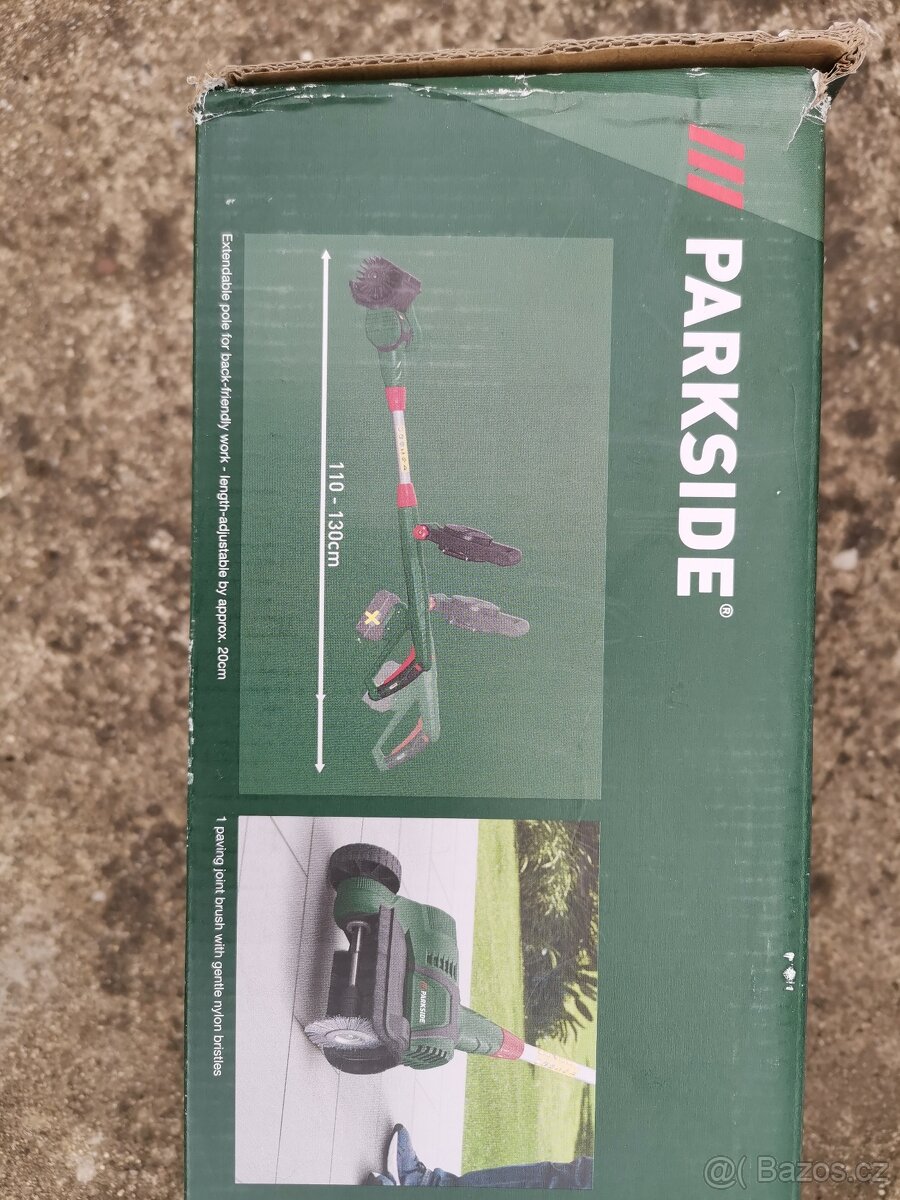 Aku kartáč na podlahu a spáry Parkside nový - 5