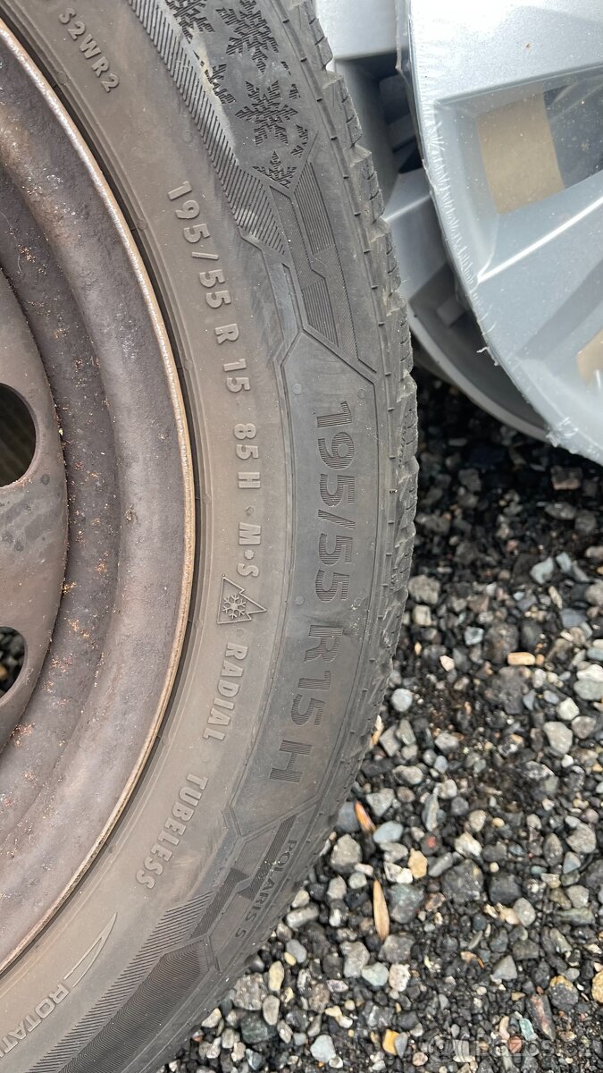 Fiat 500 / Panda - 15" zimní kola 195/55 R15 4x98 - 5