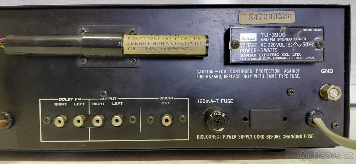 SLEVA tuner SANSUI TU-3900 - 5