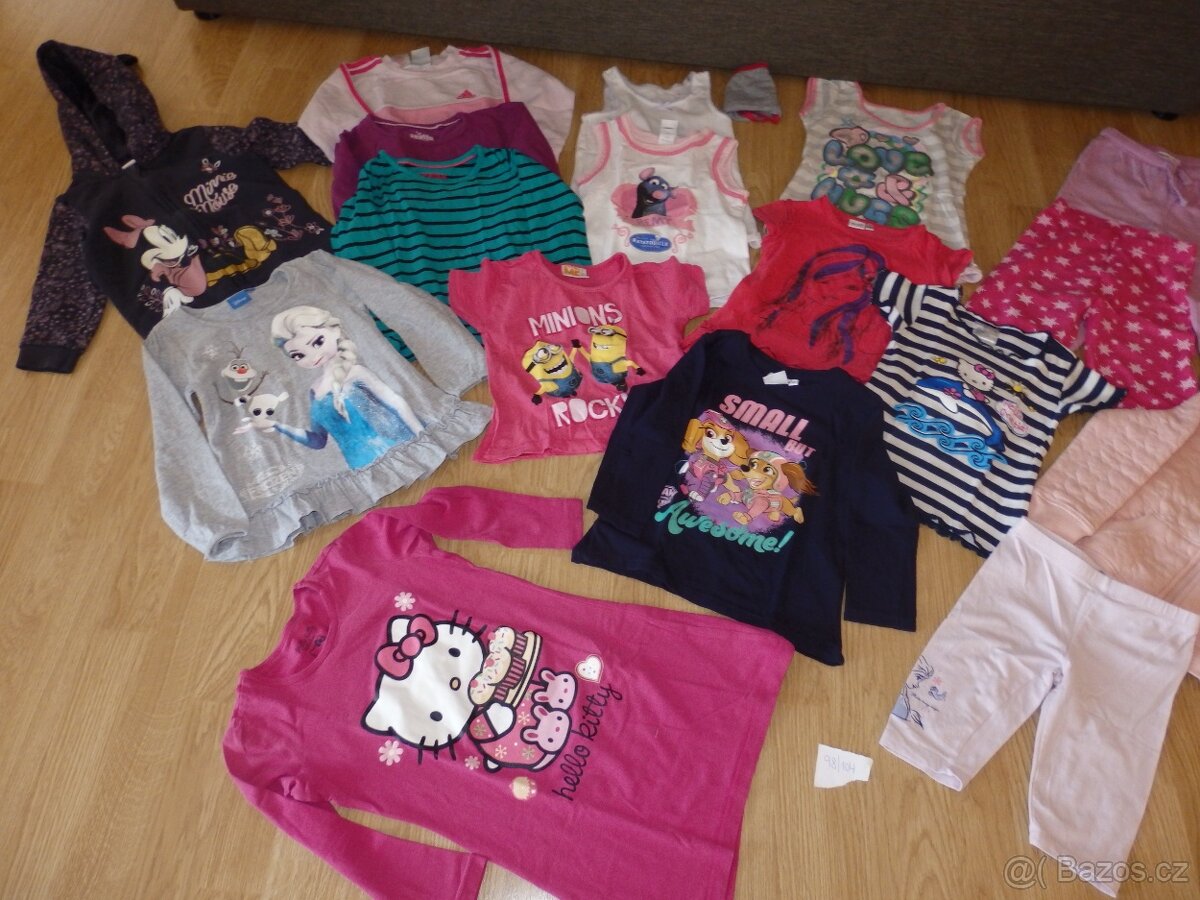 balík oblečení na holčičku 98-104 - 5