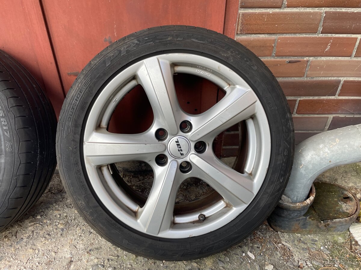 Alu disky Rial 17” – 7,5Jx17 ET45, 5x112 - 5