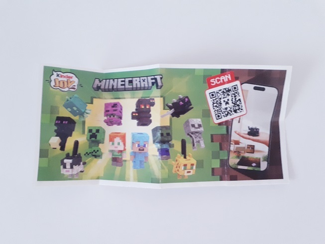 ENDER DRAK • FIGURKA MINECRAFT KINDER JOY - 5