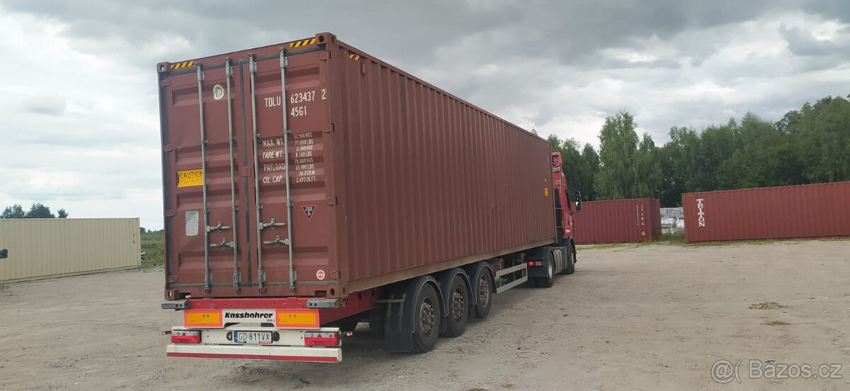 Nový lodní kontejner rv 2024 one way dv20" HC 40" - 5