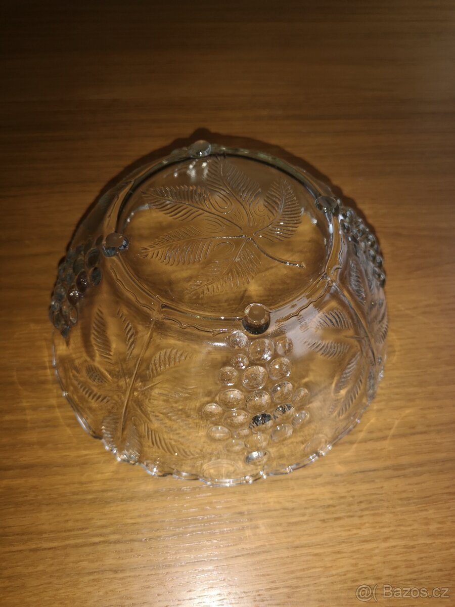Skleněná mísa - ozdobná - 2 - 5