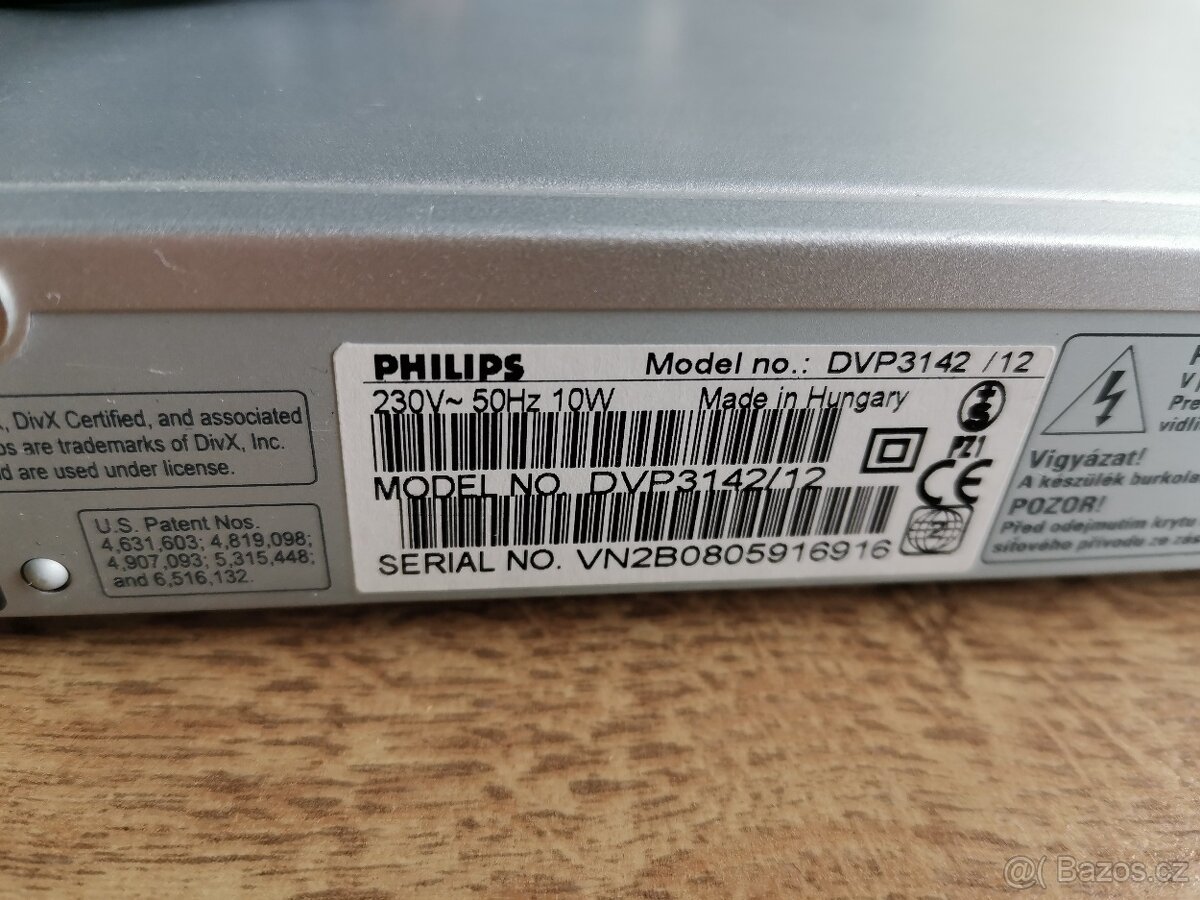 Prodám DVD přehrávač Philips - 5
