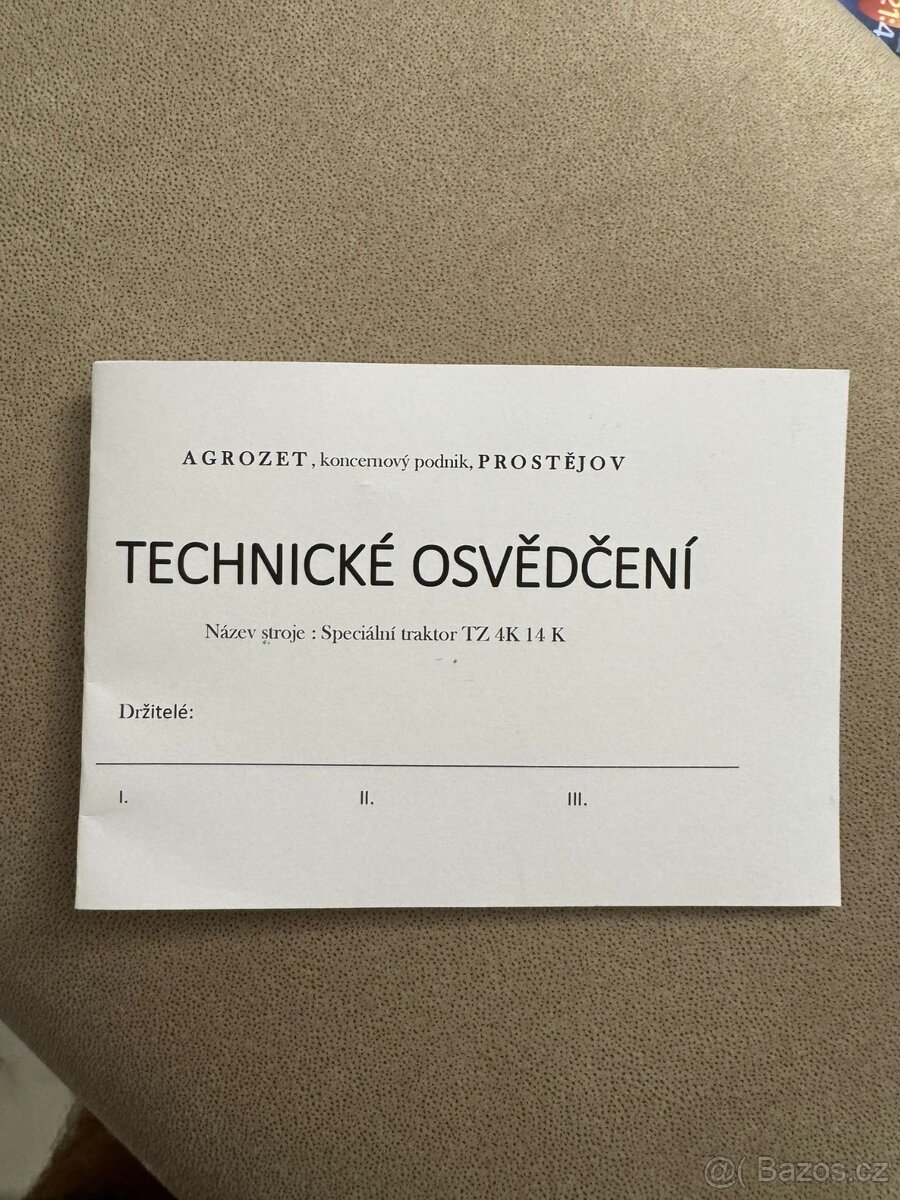 Vlečka ANS 564 hydraulicky sklopná ,tech. Osvědčení - 5