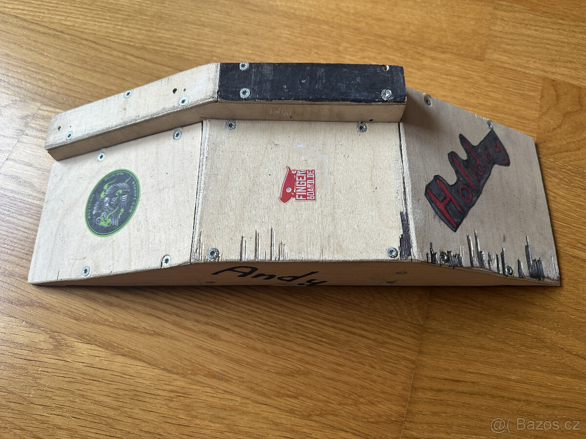 Fingerboard + dřevěná rampa - 5