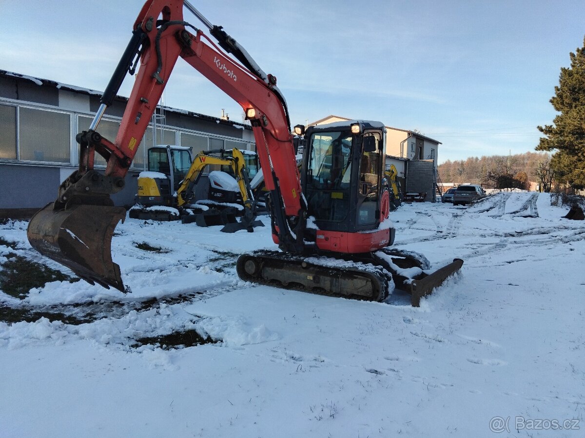 Pásový Bagr Kubota U55-4 - 5